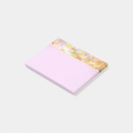 Abstract kunstmatig Bleek geel deastel indrukken Post-it® Notes