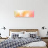Abstract Kunstmatig Geel Groen Roze Blauw Canvas Afdruk (Insitu (Slaapkamer))