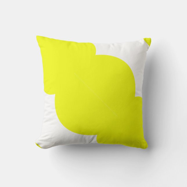 Abstract kunstmatig minimaistisch Sierkussen (Voorkant)