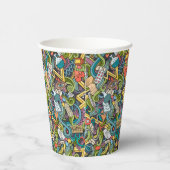 Abstract kunstmatig pictogram papieren bekers (Rechts)