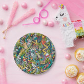 Abstract kunstmatig pictogram papieren bordje (Feest)