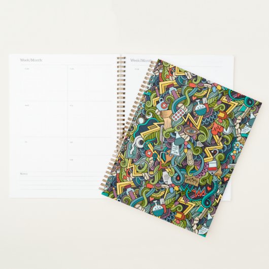 Abstract kunstmatig pictogram planner (Display)