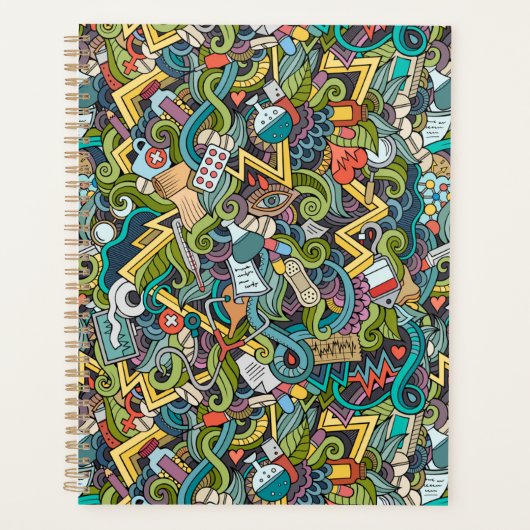 Abstract kunstmatig pictogram planner (Voorkant)