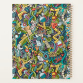 Abstract kunstmatig pictogram planner (Achterkant)