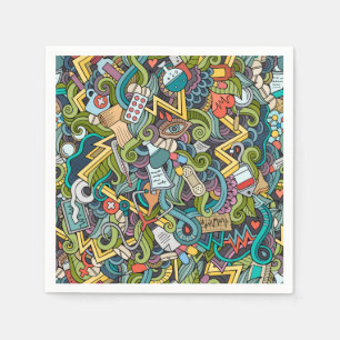 Abstract kunstmatig pictogram servet