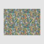 Abstract kunstmatig pictogram tissuepapier (Voorkant)