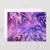 Abstract kunstmeesterwerk briefkaart (Voorkant / Achterkant)