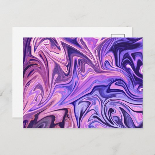 Abstract kunstmeesterwerk briefkaart (Voorkant / Achterkant)