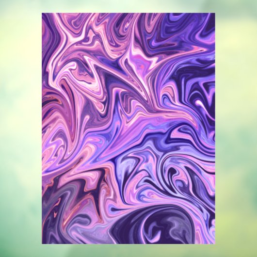 Abstract kunstmeesterwerk raamsticker (Vel 3)