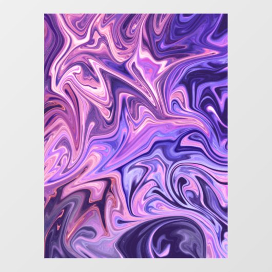 Abstract kunstmeesterwerk raamsticker (Vel)