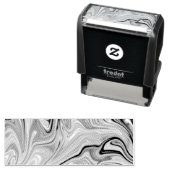 Abstract kunstmeesterwerk  zelfinktende stempel (In situ)