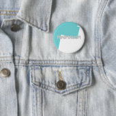 Abstract kunstminimalisme Blauw Wit Ronde Button 5,7 Cm (In situ)
