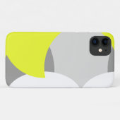 Abstract kunstminimalisme Gele Gele Grijze iPhone Case-Mate iPhone Case (Achterkant (horizontaal))