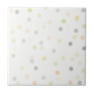 Abstract kunstminimalisme Kleine Stippen Pastel Tegeltje
