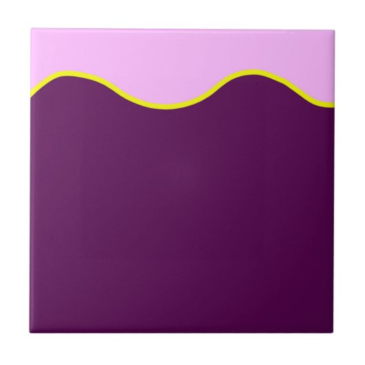Abstract kunstminimalisme Pastel Roze Tegeltje (Voorkant)