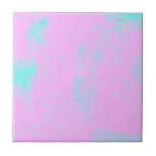 Abstract kunstminimalisme Pastel Roze Tegeltje