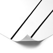 Abstract kunstminimalisme Red Dot Focus-Poster Poster (Hoek)