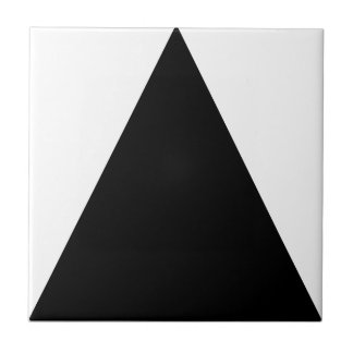 Abstract kunstminimalisme zwart-wit tegeltje