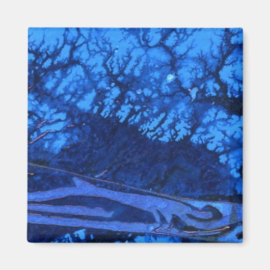 abstract kunstnet "Deep Water #3" Magneet (Voorkant)