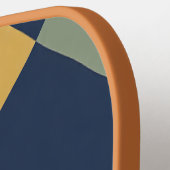 Abstract Kunstontwerp Geometrisch Pickleball Paddl Paddle (Links Detail)