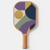 Abstract Kunstontwerp Geometrisch Pickleball Paddl Paddle (Achterkant)