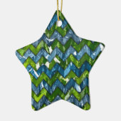 Abstract kunstontwerp keramisch ornament (Links)