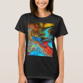 Abstract kunstontwerp - kleurrijk t-shirt (Voorkant)