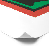 Abstract kunstontwerp poster (Hoek)