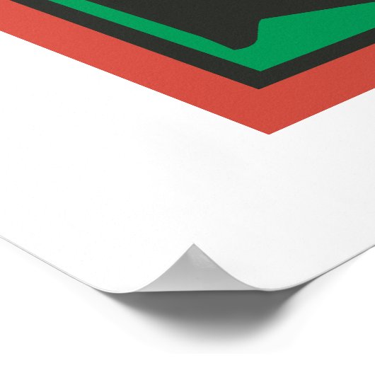 Abstract kunstontwerp poster (Hoek)