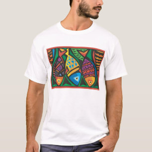 Abstract kunstontwerp t-shirt