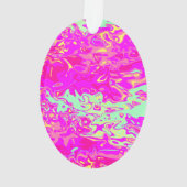 Abstract kunstontwerp voor heldere kleuren ornament (achterkant)