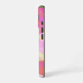 Abstract kunstontwerp voor pasta-kleurenartikelen iPhone 16 hoesje (Linkerkant)