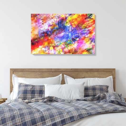 Abstract kunstontwerp voor Waterverf van plastic Canvas Afdruk (Insitu (Slaapkamer))