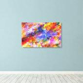 Abstract kunstontwerp voor Waterverf van plastic Canvas Afdruk (Insitu (Houten vloer))