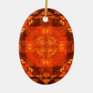 Abstract kunstovaal Ornament