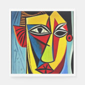 Abstract kunstpapier Napkin Servet (Voorkant)