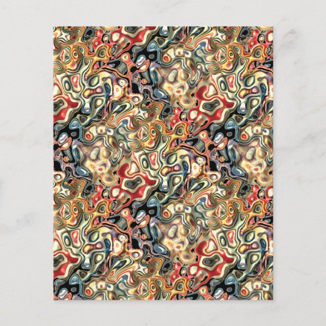 Abstract Kunstpapierblad (Voorkant)