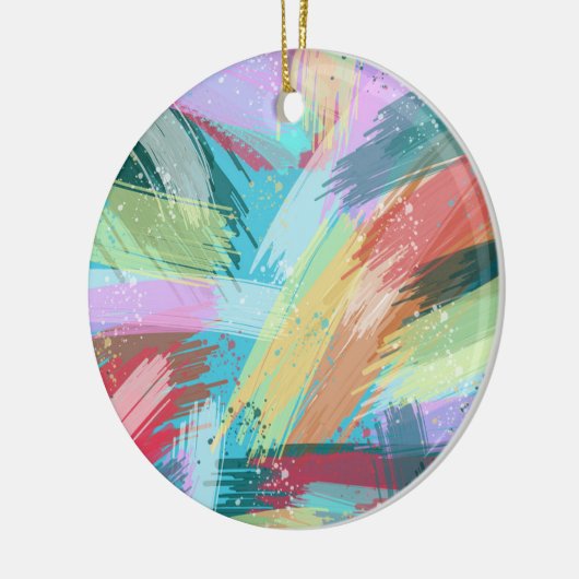Abstract kunstpasta keramisch ornament (Links)