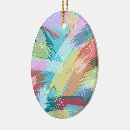 Abstract kunstpasta keramisch ornament (Links)