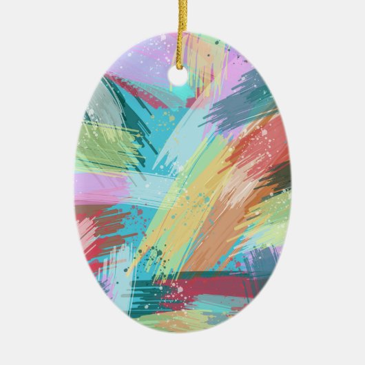 Abstract kunstpasta keramisch ornament (Voorkant)
