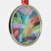 Abstract kunstpasta metalen ornament (Rechts)