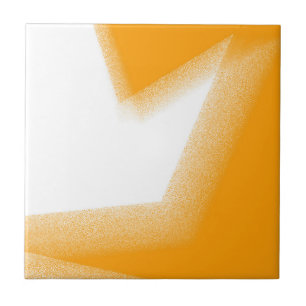 Abstract kunstpasta Oranje wit Tegeltje