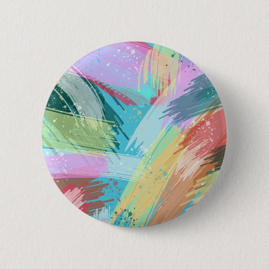 Abstract kunstpasta ronde button 5,7 cm (Voorkant)