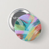 Abstract kunstpasta ronde button 5,7 cm (Voorkant /achterkant)