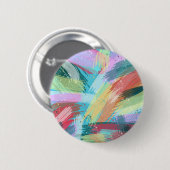 Abstract kunstpasta ronde button 5,7 cm (Voorkant /achterkant)