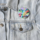 Abstract kunstpasta ronde button 5,7 cm (In situ)