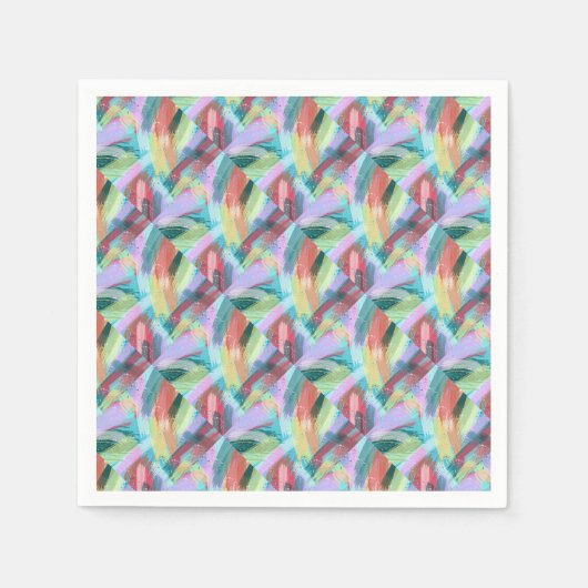 Abstract kunstpasta servet (Voorkant)