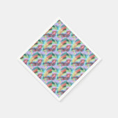 Abstract kunstpasta servet (Hoek)