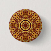 Abstract kunstpatroon Afrika Ronde Button 3,2 Cm (Voorkant)