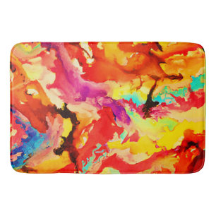 Abstract kunstpatroon badmat
